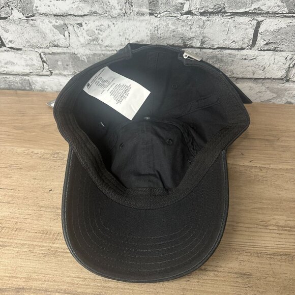NWT New Balance Unisex Embroidered N Logo Baseball Hat Size One Size (Black) - Picture 6 of 12